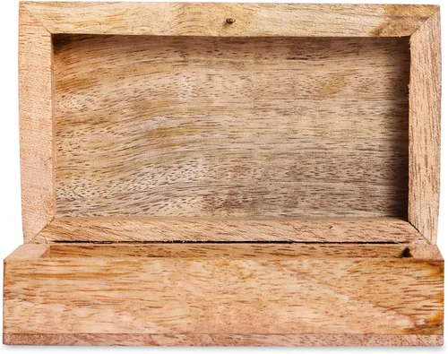 Vista 2 de EARTHLY HOME Caja de joyería de recuerdo organizador de joyas caja de recuerdo de primer corte de pelo de dientes de bebé caja de joyería para damas