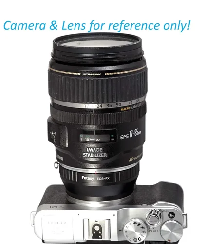 Vista 5 de Fotasy Cañón manual EF EF-S adaptador de lente a Fuji X, adaptador de montaje EOS EF a X, compatible con Fujifilm X-Pro1 X-Pro2 X-Pro3 X-E2 X-E3