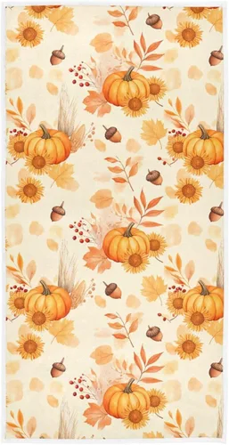 Vista 8 de Pfrewn Toallas de mano con mariposas 3D de 16 x 30 pulgadas en primavera y verano floral lila con flores abstractas, toalla de baño pequeña, toalla
