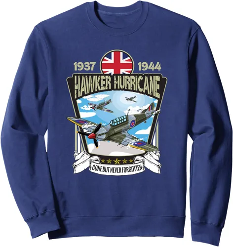 Vista 4 de Sudadera de combate contra huracanes de la Segunda Guerra Mundial British Aircraft Hawker, Negro