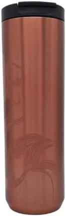 Vista 2 de Starbucks Holiday 2021 - Vaso de acero inoxidable con aislamiento al vacío, color oro rosa, 16 onzas
