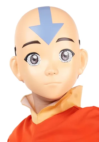Vista 6 de Disfraz Deluxe para Niños de Aang de Avatar: La Leyenda de Aang Multicolor