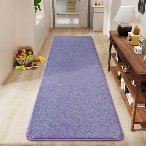 Vista 64 de Amearea Alfombra moderna lavable de 2 x 4 pies, color negro, alfombra de área pequeña para dormitorio, sala de estar, alfombra de espuma