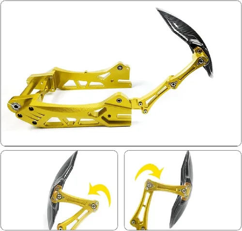 Vista 4 de Universal motocicleta rueda trasero guardabarros neumático Splash para TMAX 530 GN125 Z900, B
