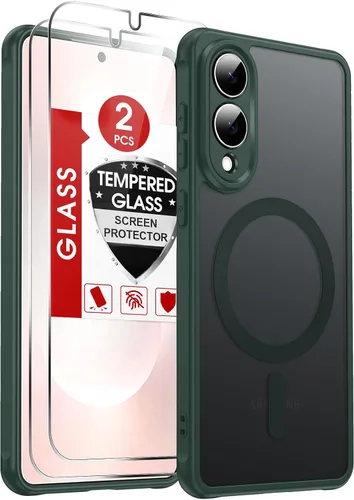 Vista 146 de LeYi Funda para teléfono Samsung-S23: protector de pantalla e imán MagSafe Púrpura