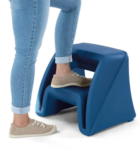 Vista 7 de Simplay3 taburete para hogar, Plástico, Azul