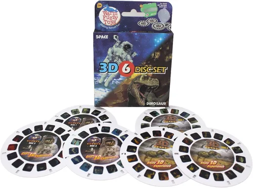 Vista 8 de WARM FUZZY Toys - Visor 3D retroiluminado con LED (Ártico), nuevo visor de diapositivas recargable USB-C 2025 para niños y adultos, incluye 3