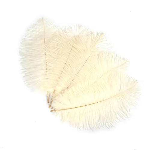 Vista 17 de Shekyeon - Plumas de avestruz (20 unidades, 7.9-9.8 in, 20 unidades)