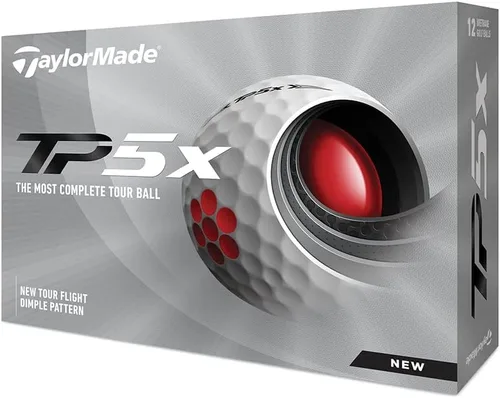 Vista 6 de Pelotas de golf TaylorMade TP5 & TP5x (blanco, amarillo, Pix)