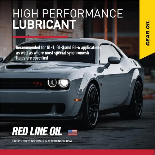 Vista 5 de Lubricante Red Line 50204 MTL 70 W-80 GL-4 para transmisión manual y caja de cambios