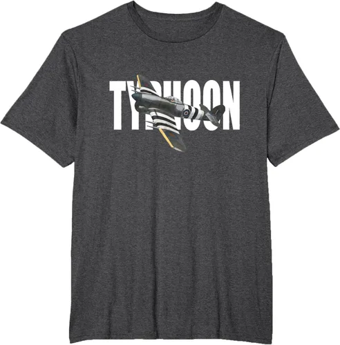 Vista 63 de RAF Hawker Typhoon WW2 Fighter Aircraft T-Shirt