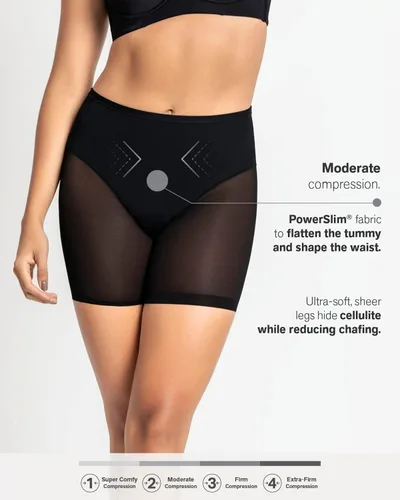 Vista 4 de Leonisa Pantalones cortos de control verdaderamente invisible