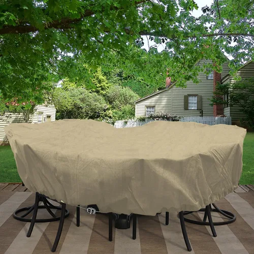 Vista 62 de Fundas para muebles de patio, impermeables, resistentes a los rayos UV, resistentes a los rayos UV, para exteriores, mesa redonda y rectangular