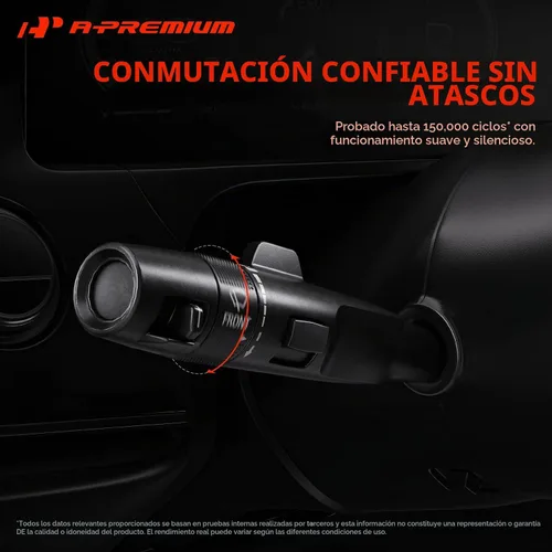 Vista 7 de Interruptor de señal de giro A-Premium, interruptor multifunción de atenuación de faros compatible con Subaru Forester 2009-2013, Impreza 2008-2014