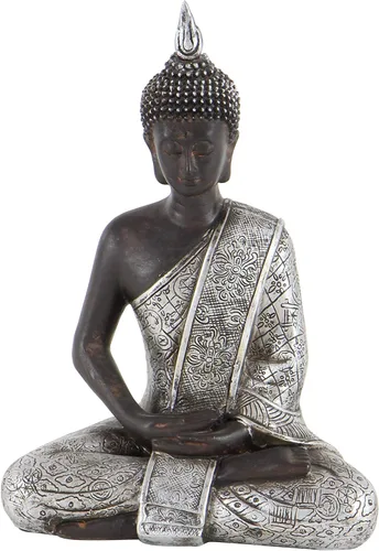 Vista 2 de 8 Pulgadas Estatua Paz Armonía Thai Buda meditando.