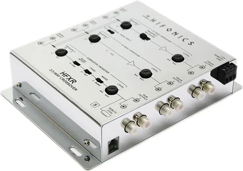 Vista 10 de Hifonics HFXR Crossover activo de 2 vías/3 vías, crossover de audio para automóvil con control remoto de graves