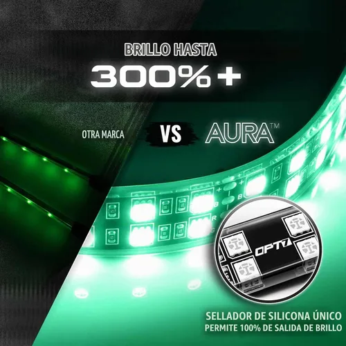 Vista 3 de OPT7® Aura, kit de iluminación interior doble fila