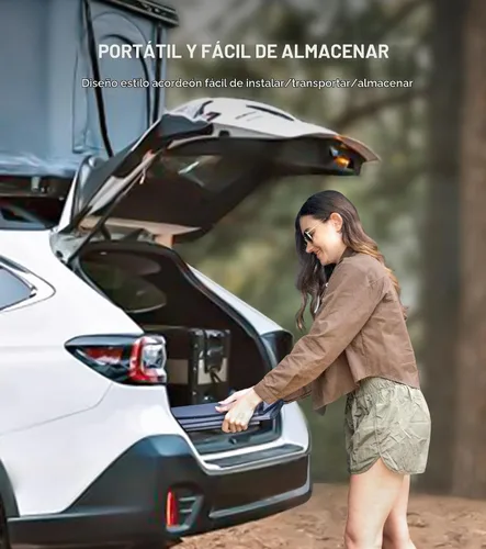 Vista 6 de Parasol para Parabrisas Pigenius para Nissan Frontier 2022-2025 - Protección para Ventana Delantera Gris