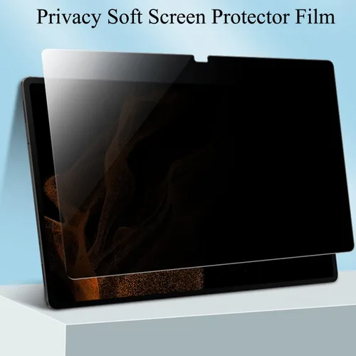 Vista 4 de Paquete de 1 protector de pantalla de privacidad para Samsung Galaxy Tab S10 Plus/Samsung Galaxy Tab S9 Plus 2023/Samsung Galaxy Tab S8 Plus