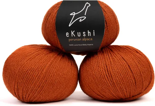Vista 72 de 100% Hilo de Alpaca Baby para Tejer y Ganchillo - 1 Cono de Hilo Premium DK - Ligero, Hipoalergénico y Térmico Hecho en Perú - Ideal para Proyectos