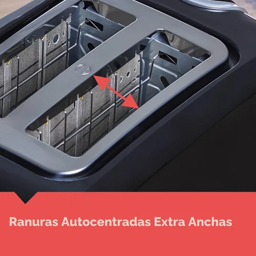 Vista 5 de Tostadora de ranura extra ancha de 2 rebanadas