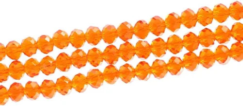 Vista 24 de 500 piezas de cuentas de cristal checo facetadas rondelle de 4 mm, pequeñas y diminutas, espaciadoras a granel, color amatista púrpura para hacer