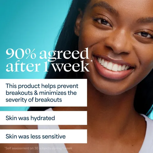 Vista 5 de TULA Skin Care Breakout Star - Hidratante para el acné, previene y trata brotes leves, ilumina las marcas, calma la piel, contiene prebióticos