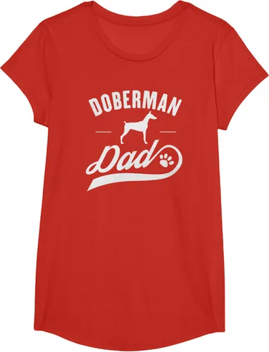 Vista 56 de Doberman Dad - Camiseta para amante del dueño del perro, Negro, S