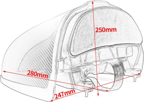 Vista 9 de Cubierta de asiento trasero de motocicleta para RNINET R Nine T R9T 2014 2015 2016 2017 2018 2019 2020 2021 2022 2023, pieza de repuesto de sección