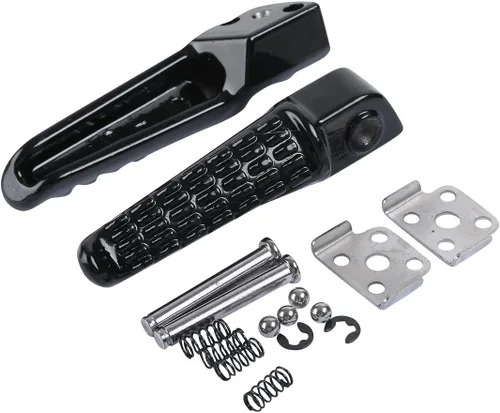 Vista 7 de TCT-MOTORPARTS Reposapiés trasero negro para Kawasaki Ninja ZX6R 09-24 ZX10R 2008-2010 ZX636 2013-2025