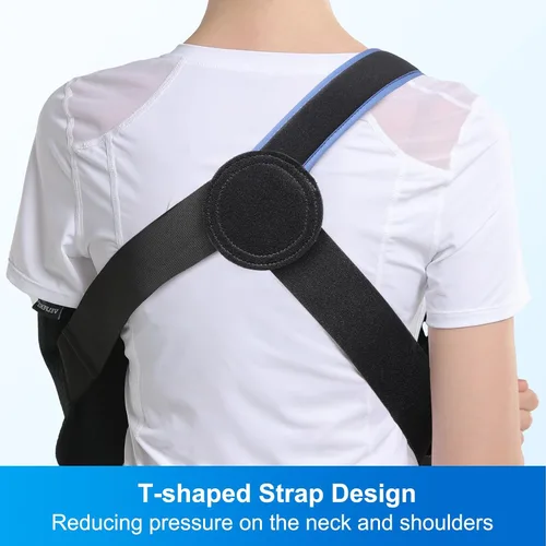 Vista 4 de Cabestrillo Velpeau para Brazo y Hombro Inmovilizador para Mujeres y Hombres, se ajusta al Brazo Izquierdo o Derecho - Tirante de Apoyo