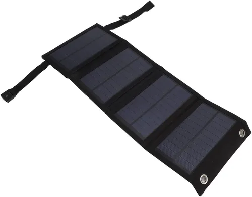 Vista 8 de Drfeify Cargador portátil del panel solar 20W, marco diseñado cargador de batería móvil del poder para acampar, conveniente para el uso en interiores