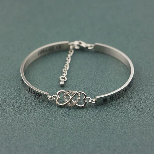Vista 3 de HELAN Bangtan - Pulsera Kpop Bangtan para niños, regalo para niños, pulsera Love Yourself Bangtan para niños, regalo de grupo Kpop, regalo