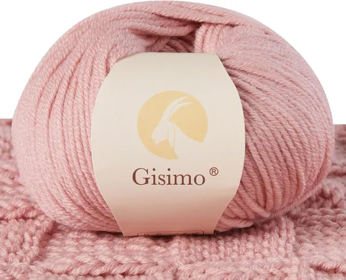 Vista 39 de 100% lana merino para tejer y ganchillo, hilo lujoso y suave de 6 cabos para tejer y crochet a mano, 1.76 oz/50 g, 127 yardas/116 metros
