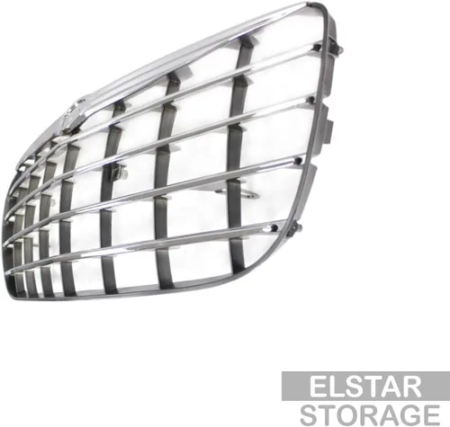 Vista 2 de CarPartsDepot Nueva parrilla delantera cromada plateada compatible con Chrysler Sebring Sedan Convertible
