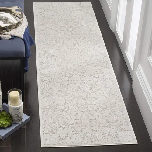 Vista 22 de SAFAVIEH Reflection Collection - Alfombra decorativa, 2 pies 3 pulgadas x 3 pies, color beige y crema, no desprende pelusa y es fácil de limpiar