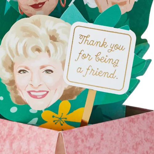 Vista 5 de Hallmark Paper Wonder Shoebox Golden Girls - Tarjeta desplegable (Thank You for Being a Friend)