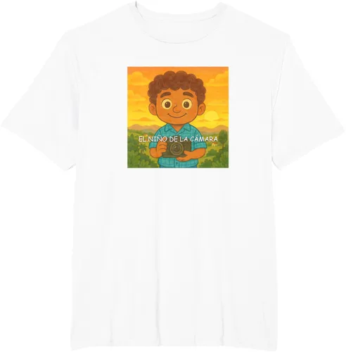 Vista 64 de Camiseta El Niño de la Cámara – Diseño Oficial del Cuento Ilustrado