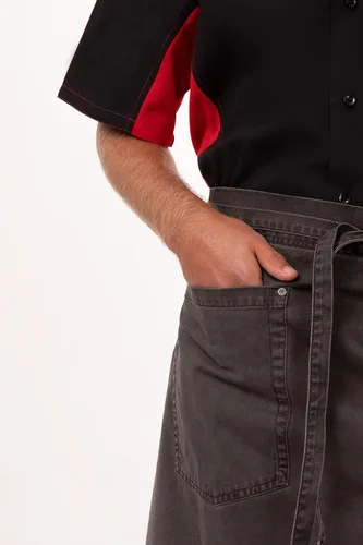 Vista 4 de Chef Works Delantal de bistró Dorset para hombre