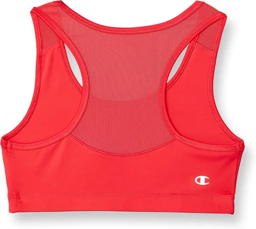 Vista 2 de Champion Brasier deportivo para niñas, brasier deportivo elástico para niñas, brasier deportivo con espalda cruzada para niñas