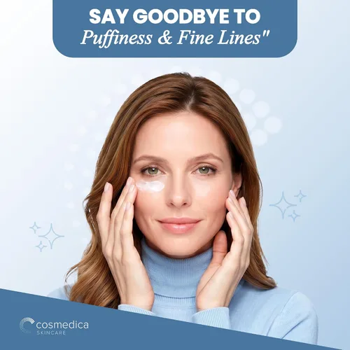 Vista 3 de Restaurador de contorno de ojos, antienvejecimiento, con ácido glicólico, reducción de líneas finas, hinchazón y ojeras; inmediata y duradera