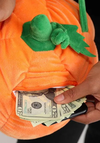 Vista 3 de Bolso complementario para disfraz de calabaza Multicolor