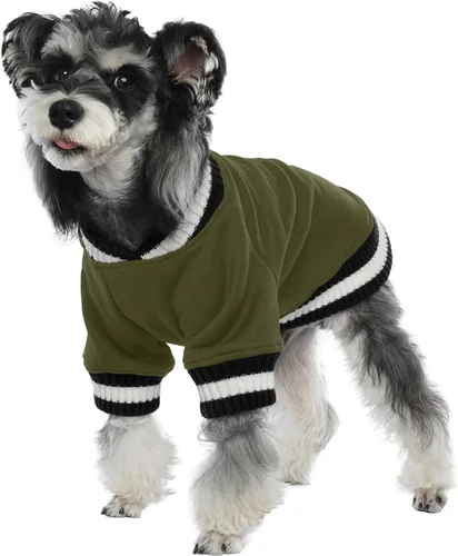 Vista 19 de FUAMEY Sudadera para Perro, Suéteres de Invierno para Perro, Ropa Cálida para Perro, Chaleco para Perro, Sudadera Gruesa para Cachorro, Suéter