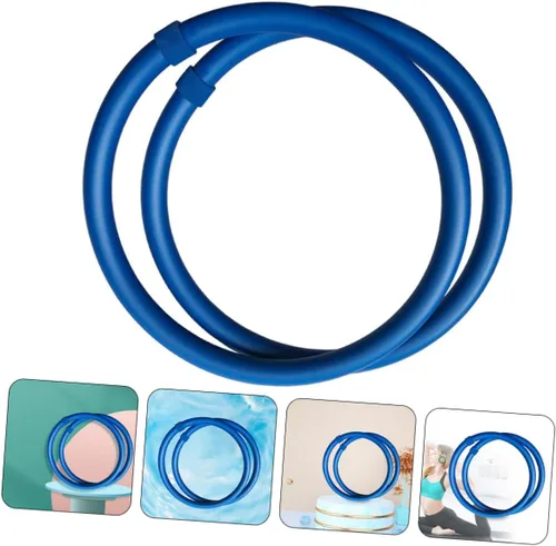 Vista 4 de 1 par de aros de brazo con peso para yoga y pilates, ejercitador de brazos para entrenamiento de fuerza, fitness y rehabilitación