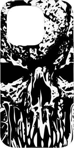Vista 14 de Grindcore Occult Horror Skull Art Death Metal Thrash Metal Case for iPhone 16