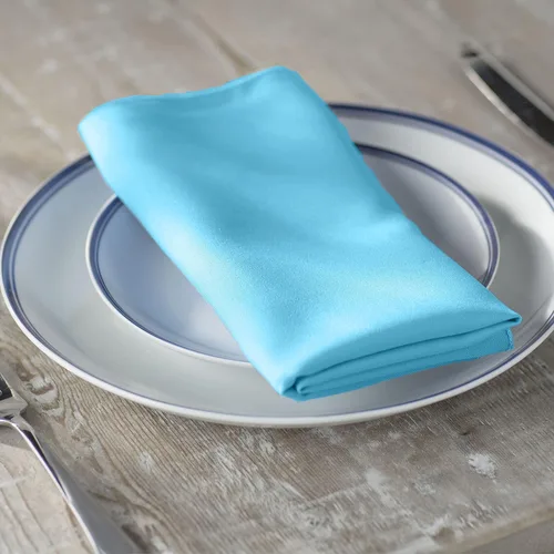Vista 70 de LA Linen Paquete de 10 servilletas de popelina de poli, servilletas de tela suave, servilletas lavables y reutilizables, servilletas de mesa