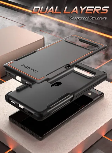 Vista 2 de Poetic Neon Series - Funda compatible con Pixel 7A 5G de 6.1 pulgadas, doble capa, resistente, resistente, ligera, delgada, a prueba de golpes