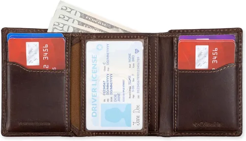 Vista 12 de Columbia Billetera triple RFID para hombre