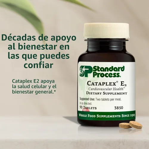 Vista 3 de Standard Process Cataplex E2, soporte para la salud cardíaca y celular, 90