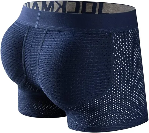 Vista 3 de JOCKMAIL Ropa interior acolchada de malla transpirable para hombre, boxeador acolchado para hombre